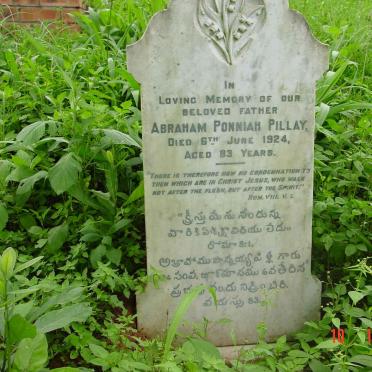 PILLAY Abraham Ponniah  -1924