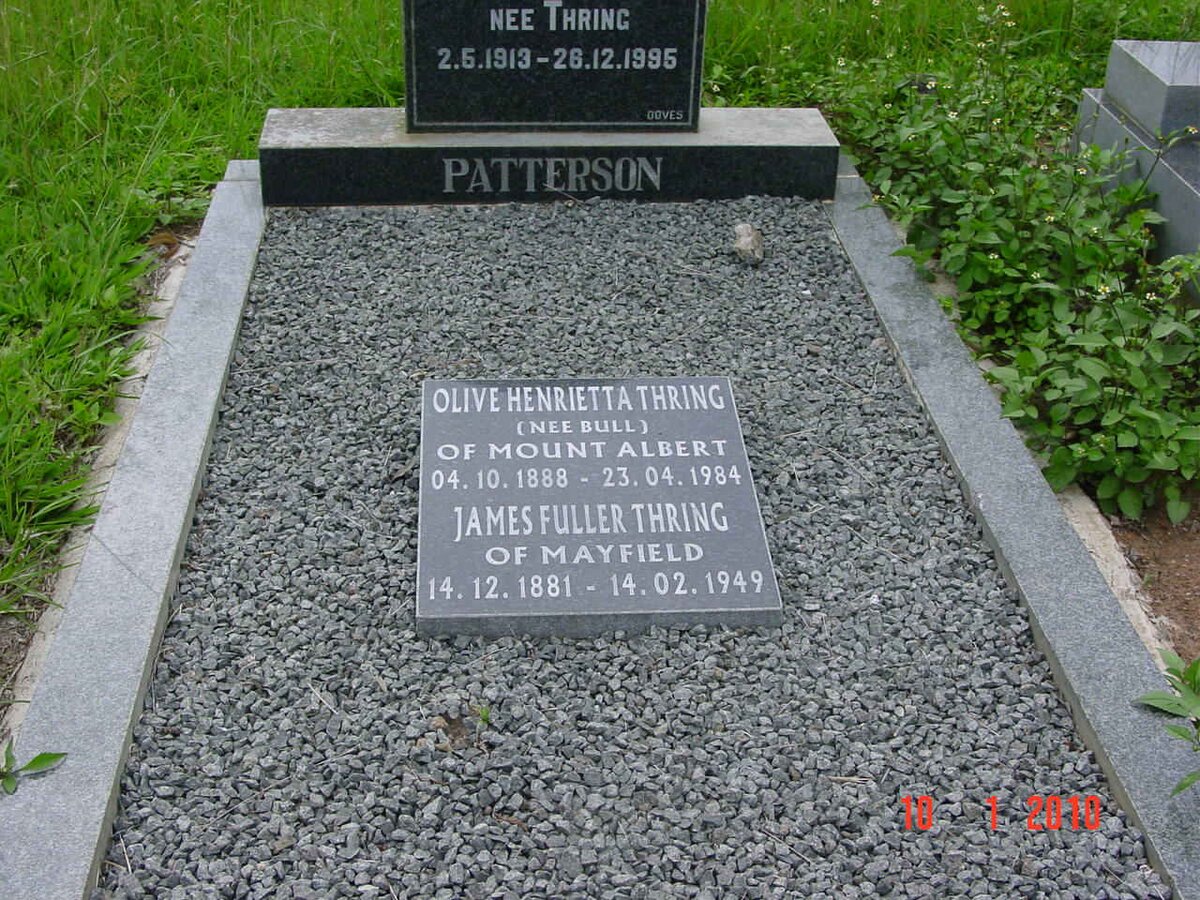 THRING James Fuller 1881-1949 &amp; Olive Henrietta BULL 1888-1984
