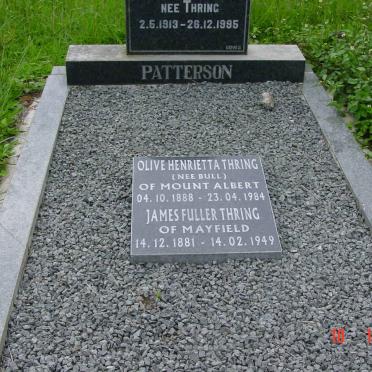 THRING James Fuller 1881-1949 &amp; Olive Henrietta BULL 1888-1984