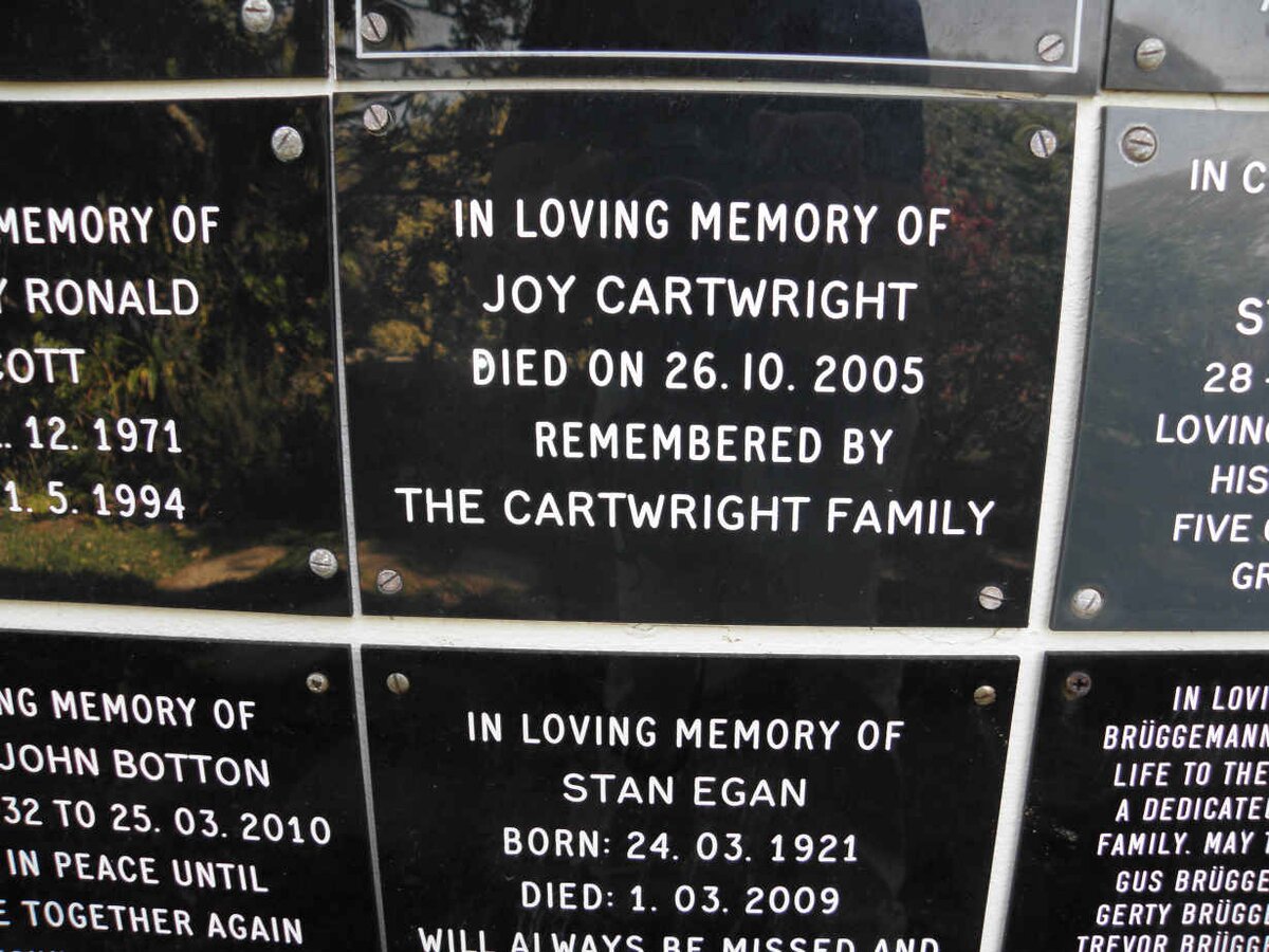 CARTWRIGHT Joy -2005