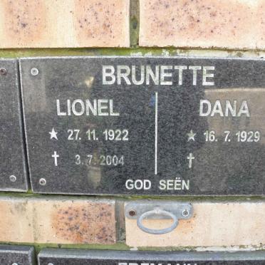 BRUNETTE Lionel 1922-2004 &amp; Dana 1929-