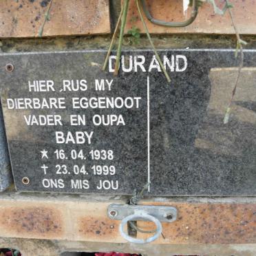 DURAND Baby 1938-1999