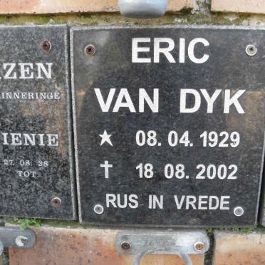 DYK Eric, van 1929-2002