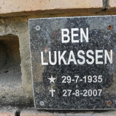 LUKASSEN Ben 1935-2007