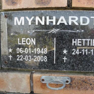 MYNHARDT Leon 1948-2008 &amp; Hettie 1949-