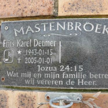 MASTENBROEK Frits Karel Detmer 1943-2005
