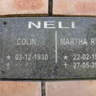 NELL Colin 1930- &amp; Martha Ryna 1931-2005