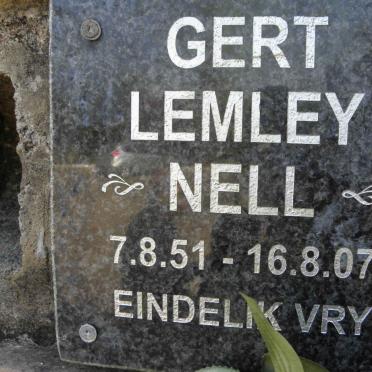 NELL Gert Lemley ??51-??07