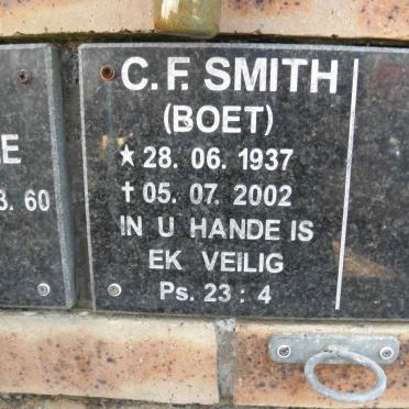 SMITH C.F. 1937-2002