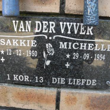 VYVER Sakkie, van der 1950- &amp; Michelle 1954-