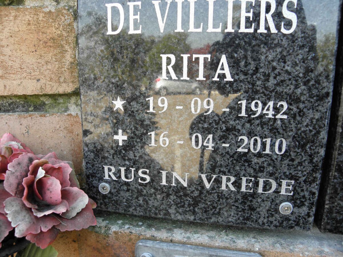VILLIERS Rita, de 1942-2010