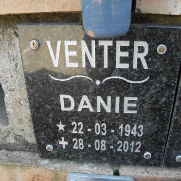 VENTER Danie 1943-2012