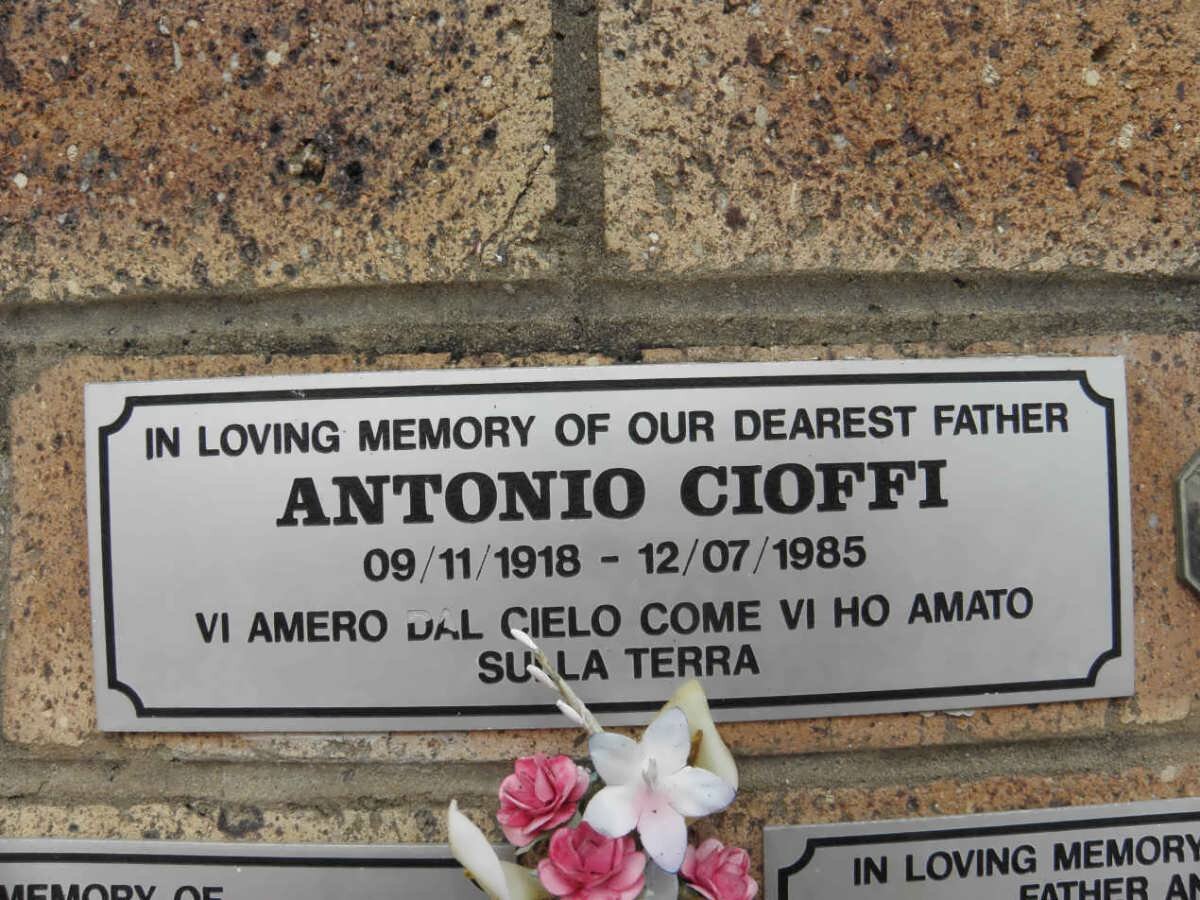 CIOFFI Antonio 1918-1985