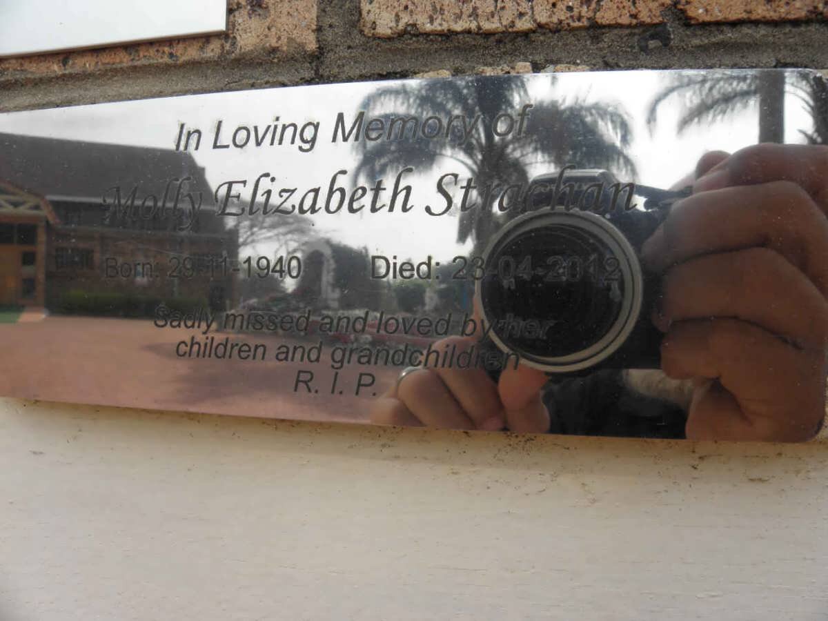 STRACHAN Molly Elizabeth 1940-2012