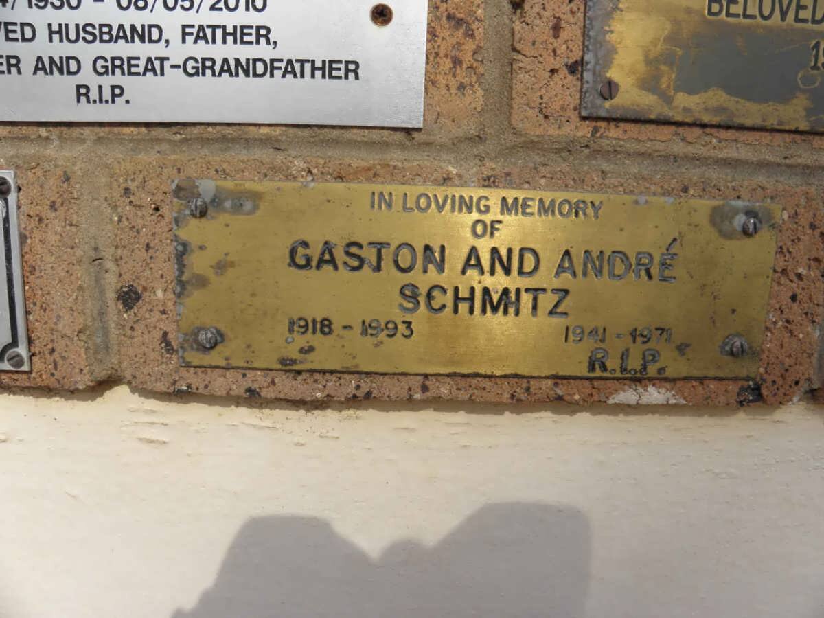 SCHMITZ Gaston 1918-1993 :: SCHMITZ Andre 1941-1971
