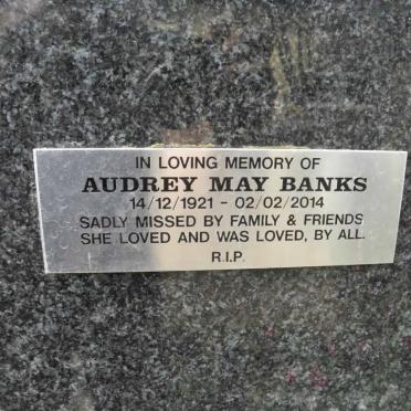 BANKS Audrey May 1921-2014
