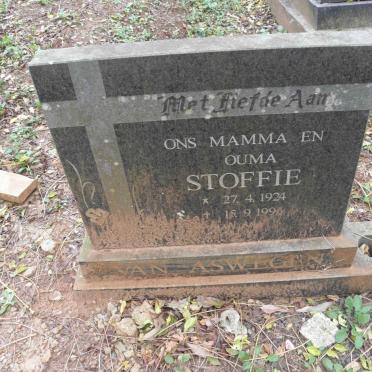 ASWEGEN Stoffie, van 1924-1996