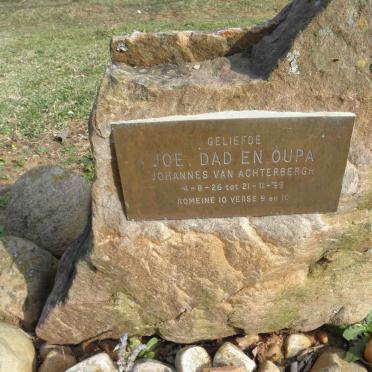 ACHTERBERG Johannes, van 1926-1999