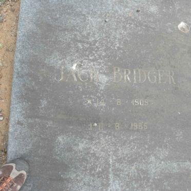 BRIDGER Jack 1909-1985