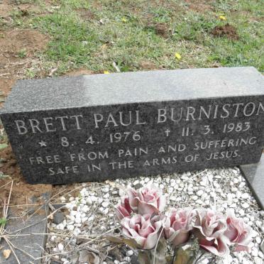 BURNISTON Brett Paul 1976-1983