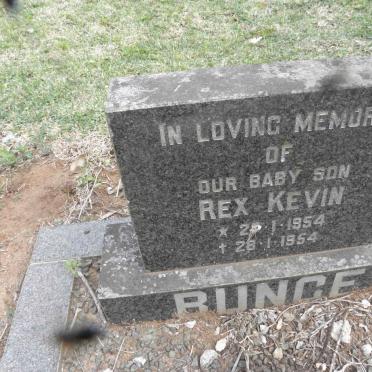 BUNGE Rex Kevin 1954-1954