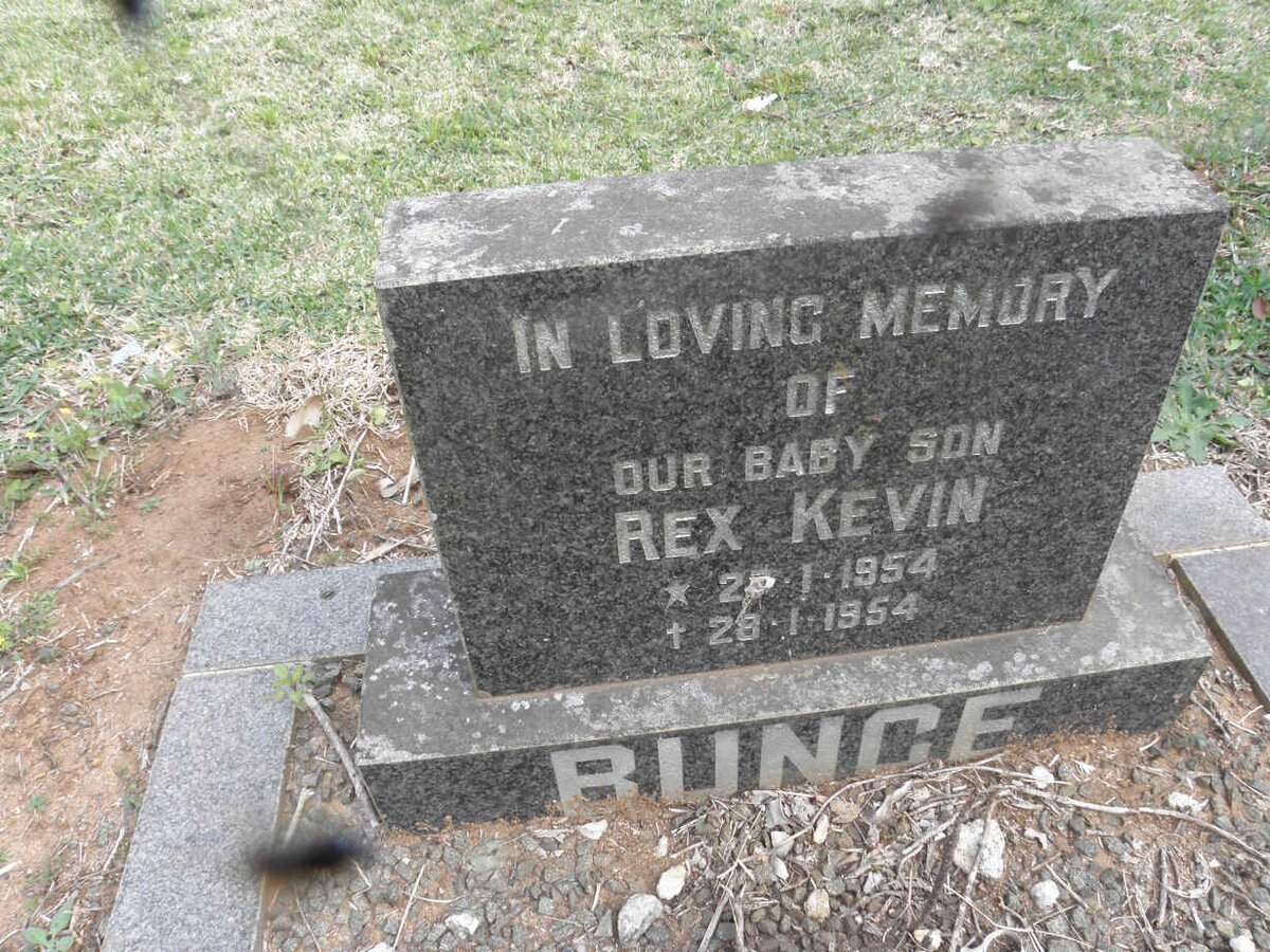 BUNGE Rex Kevin 1954-1954