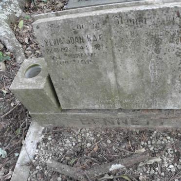 BENNETT John Herbert &amp; Sylvia Joan Rae 1928-1987