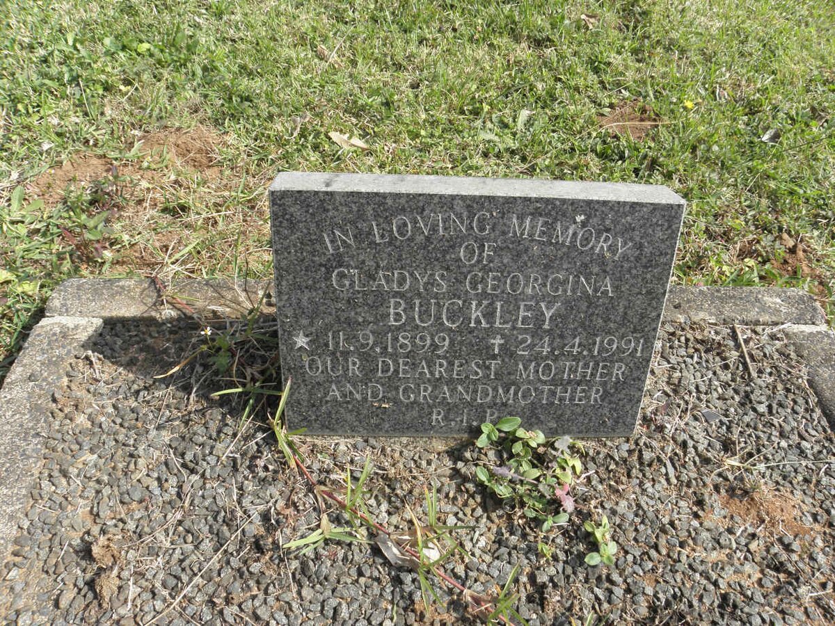 BUCKLEY Gladys Georgina 1899-1991
