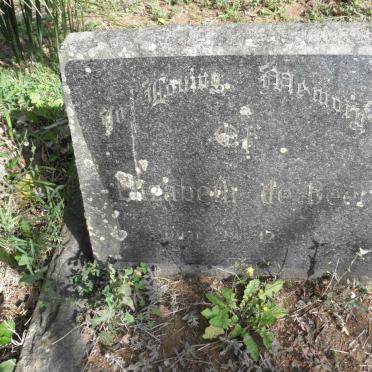 BEER Elizabeth, de -19??