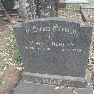 CROFT Mona Theresa 1929-1976
