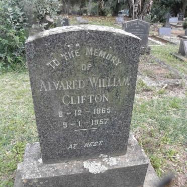 CLIFTON Alvared William 1865-1957