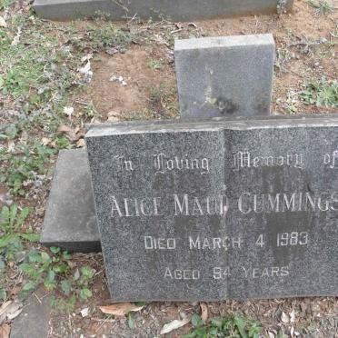 CUMMINGS Alice Maud -1983