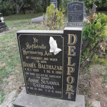 DELPORT Daniel Balthazar 1909-1992 &amp;  Annie Susanna Catherina 1911-1995
