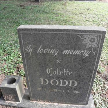 DODD Colette 1900-1986