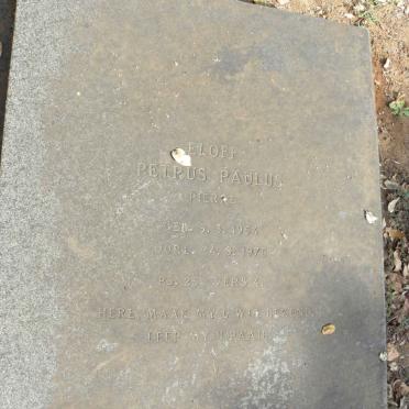 ELOFF Petrus Paulus 1964-1975