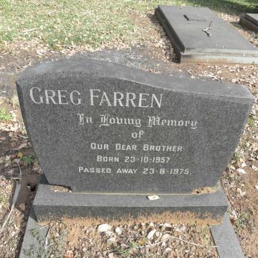 FARREN Greg 1957-1975