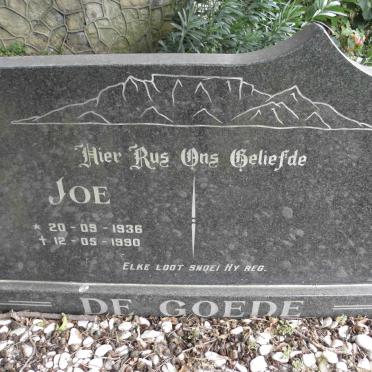 GOEDE Joe, de 1936-1990