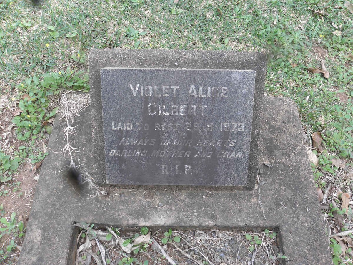 GILBERT Violet Alice -1973