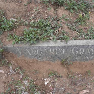 GRAY Margaret 1905-1985