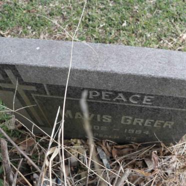 GREER Mavis 1902-1984