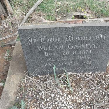 GARNETT William 1874-1964 &amp; Gwendoline Rowntree -1958