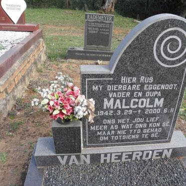 HEERDEN Malcolm, van 1942-2000