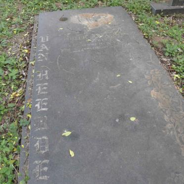 HEERDEN Pieter Johannes, van 1924-1997