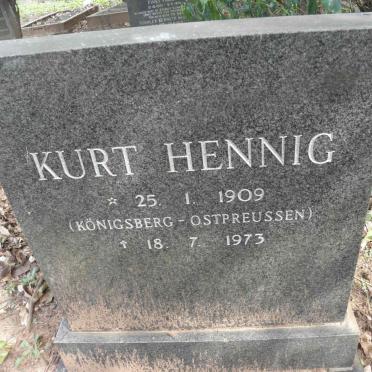 HENNIG Kurt 1909-1973