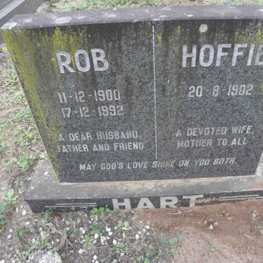 HART Rob 1900-1992 &amp; Hoffie 1902-