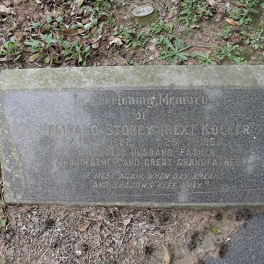 KOLLER Donald Storey 1892-1980 &amp; Dorothy Jessie 1897-1987