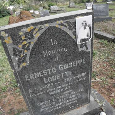 LODETTI Ernesto Guiseppe 1919-1966