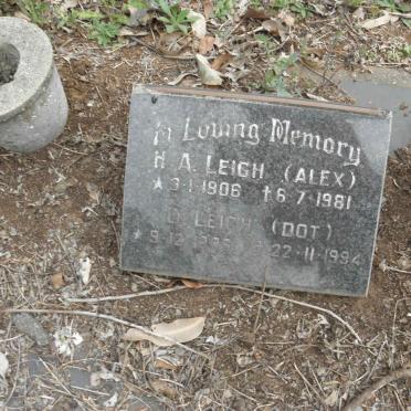 LEIGH H.A. 1906-1981 &amp; D. 1906-1994