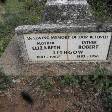 LITHGOW Robert 1883-1956 &amp; Elizabeth 1887-1967