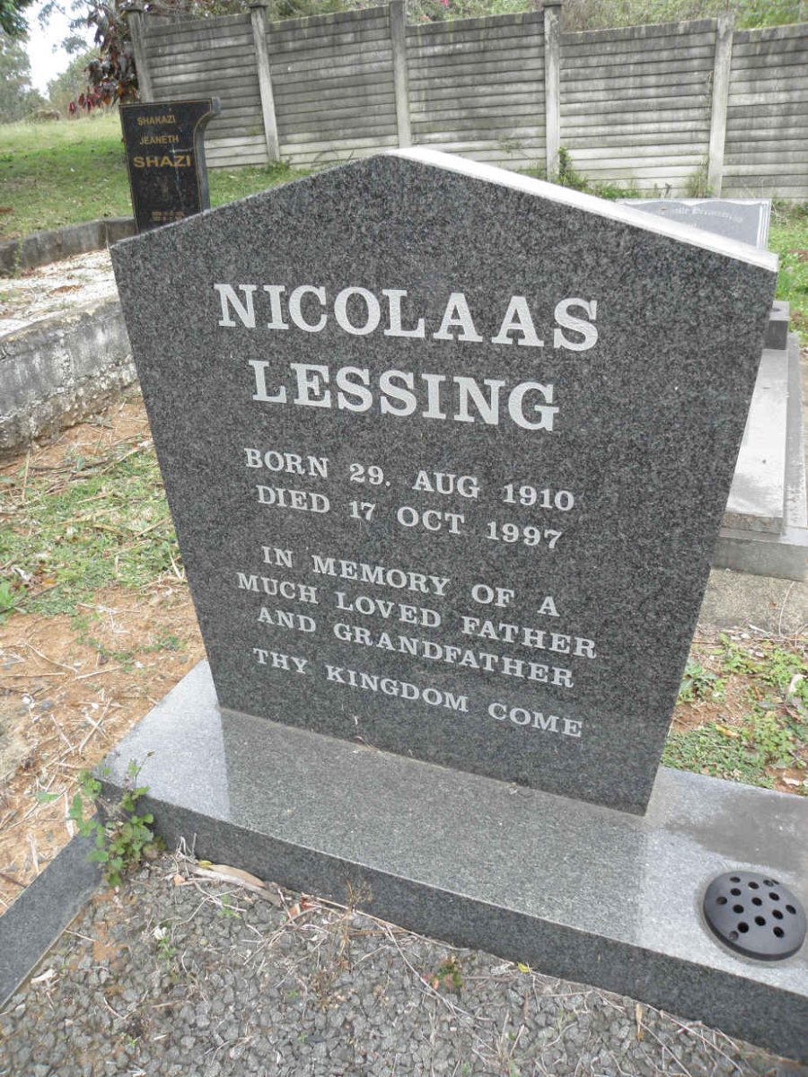 LESSING Nicolaas 1910-1997